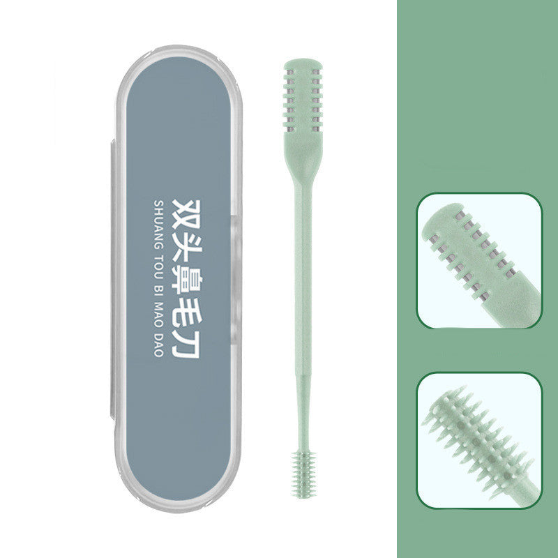 360 Degree Rotating Double Head Nose and Ear Hair Trimmer 360 Degree Rotating Double Head Nose and Ear Hair Trimmer